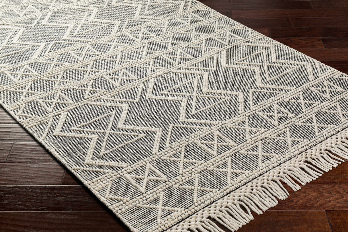 Aziel Wool Rug with Tassels - Clearance