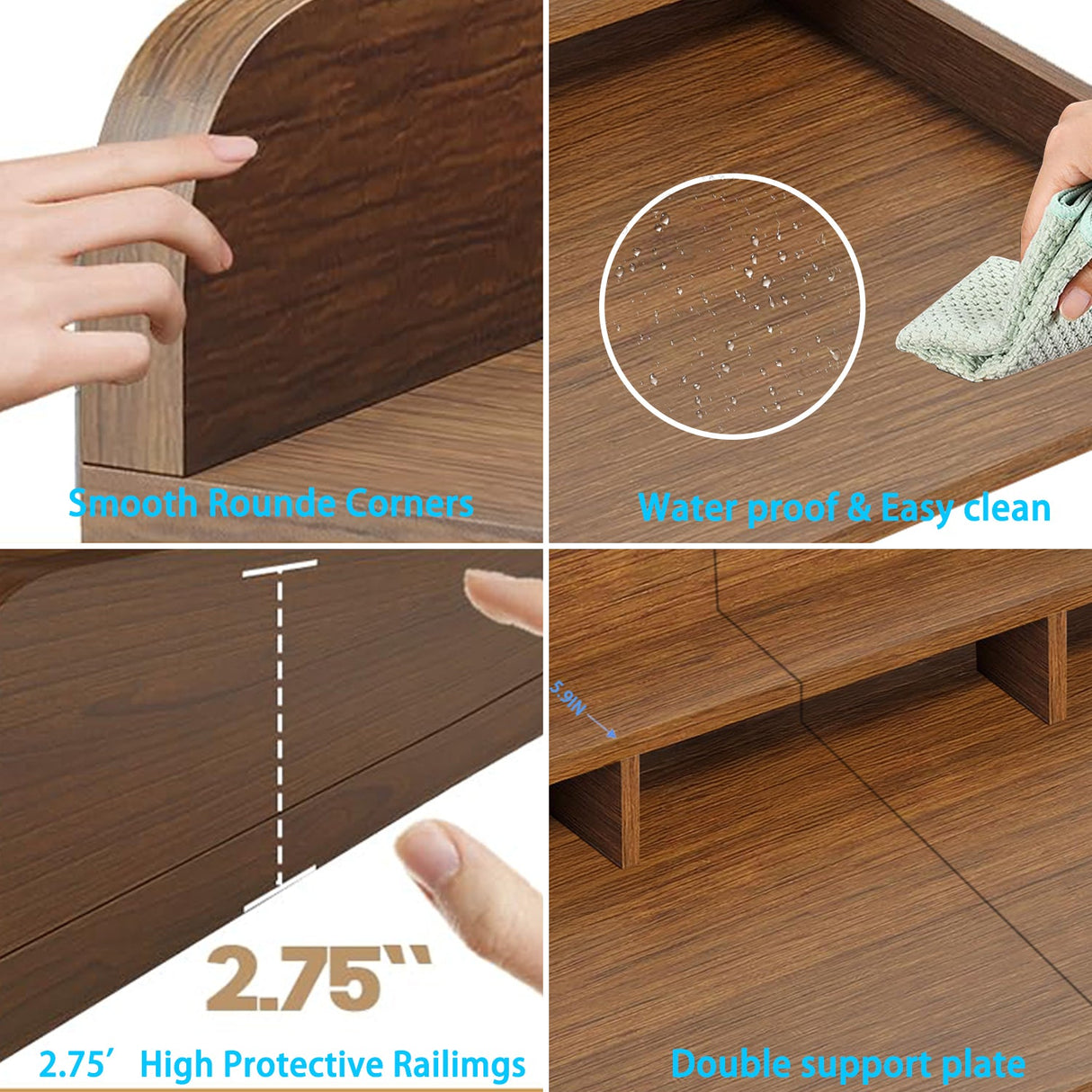 Washer Dryer Countertop with Non-Slip Pads