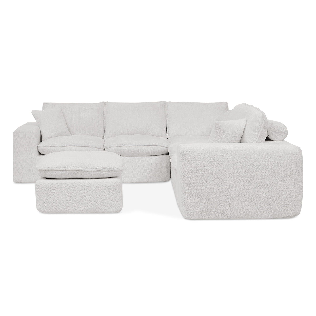 Sectional Sofa With Moveable Ottoman