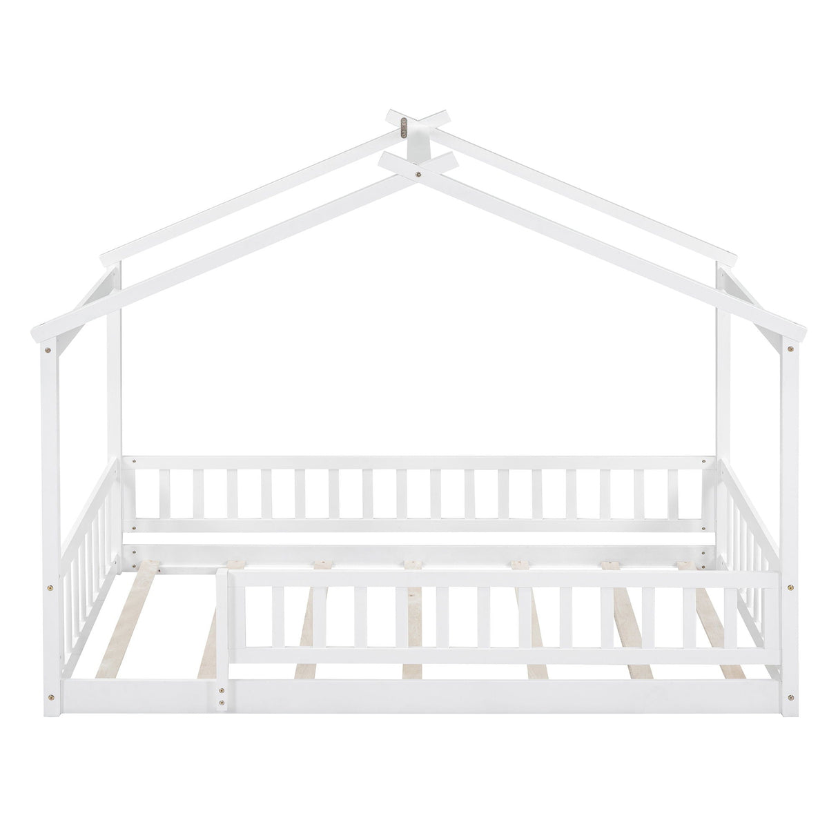 Bed House Bed Frame With Fence