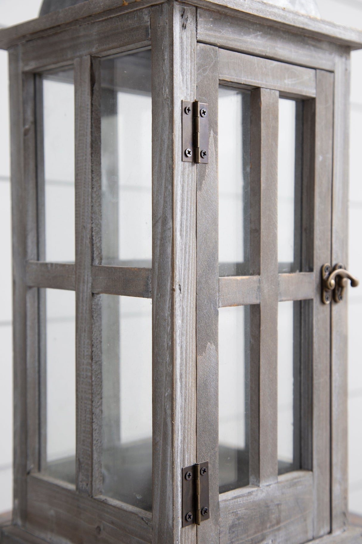 Wooden Candle Lantern Decorative, Hurricane Lantern Holder