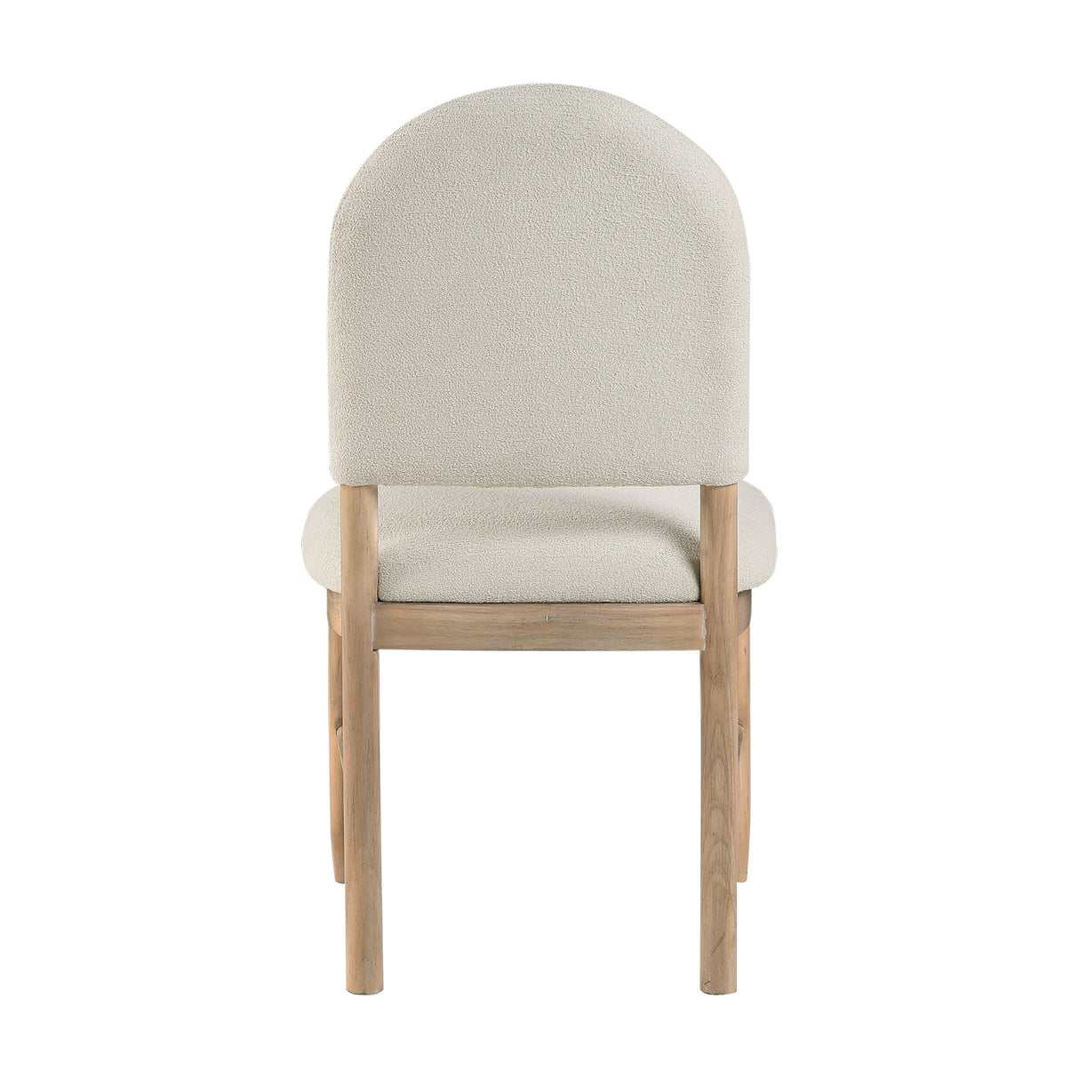 Natural Finish Dining Chairs, Set of 2