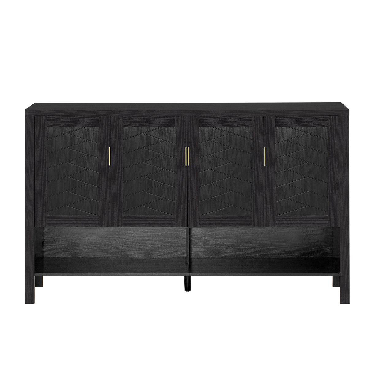 U_STYLE 55.1'' Storage Sideboard with 4 Doors