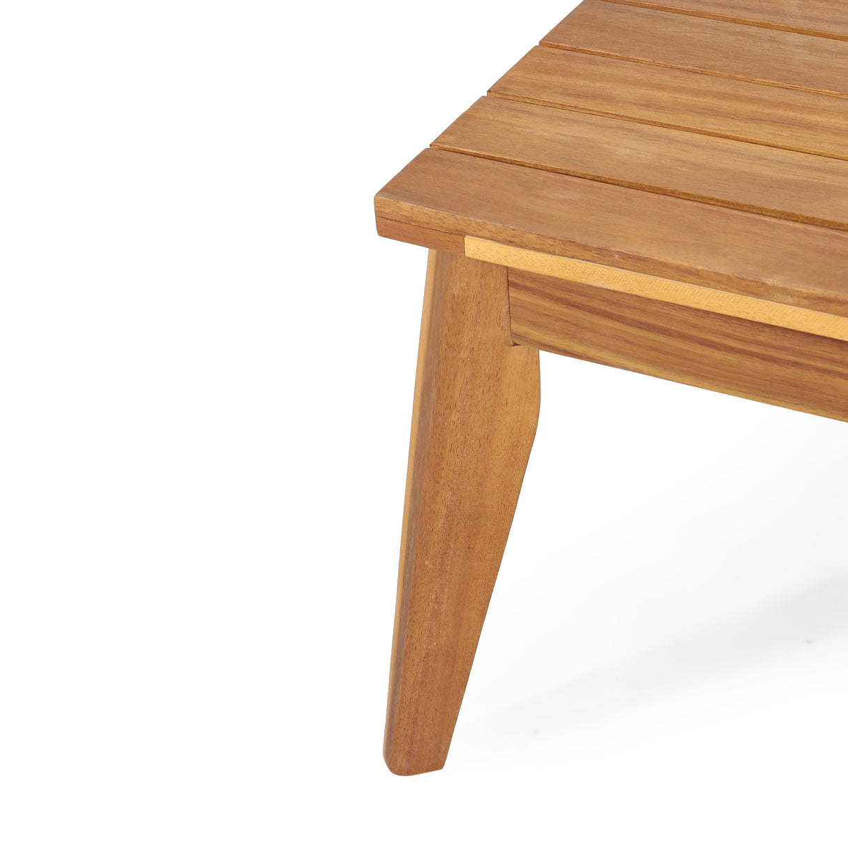 Anisa Acacia Wood & Woven Rope Outdoor Chat Set