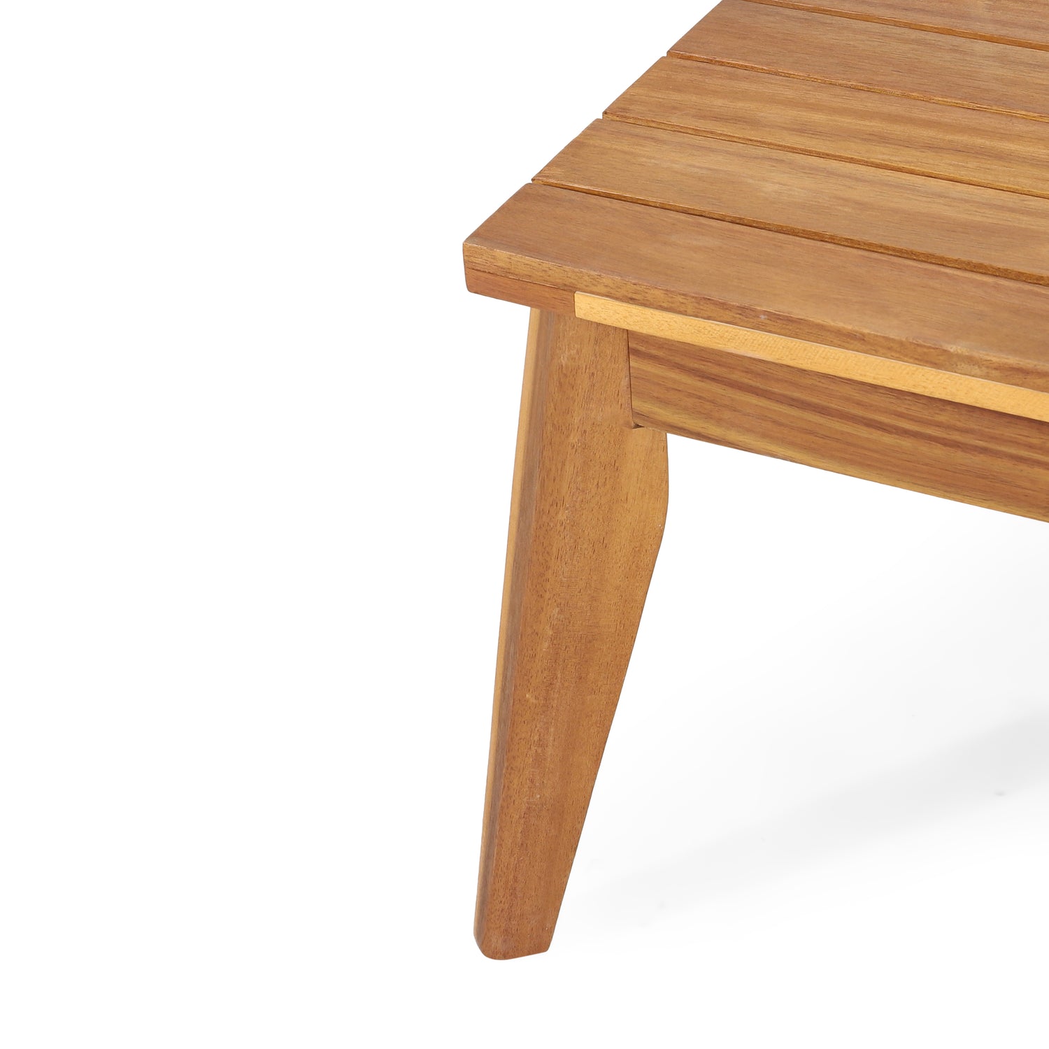 Anisa Acacia Wood & Woven Rope Outdoor Chat Set