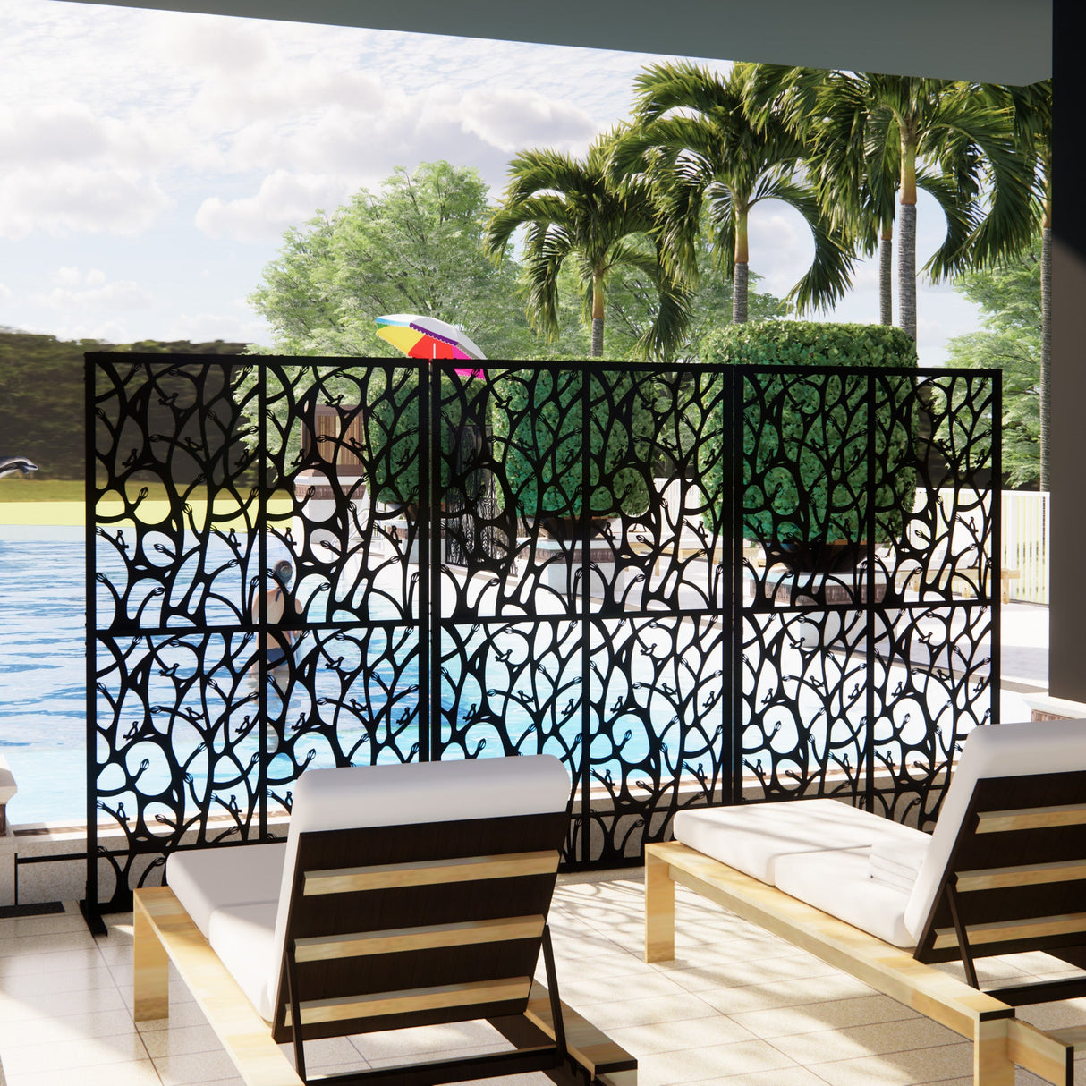 Metal Privacy Screens