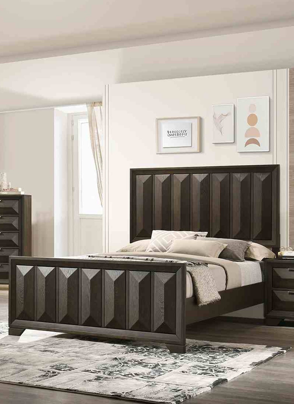 Beautiful Transitional Bedroom Set
