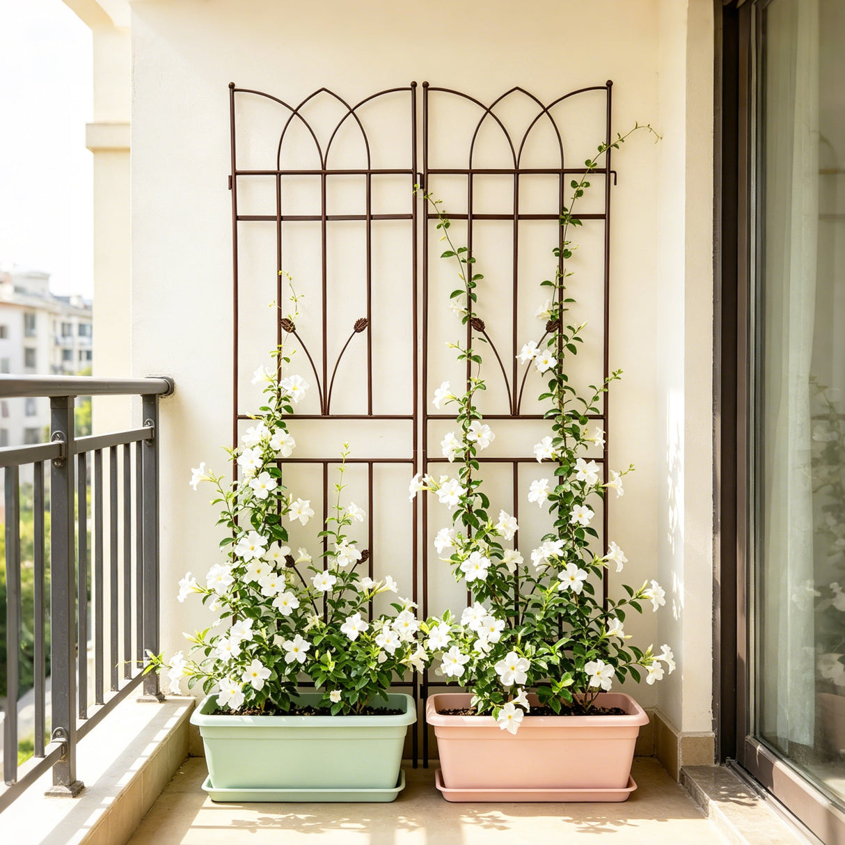 2 Pack Metal Garden Trellis