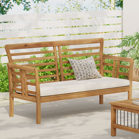 Outdoor-Caydon-Love-Seat,-Cream-Outdoor-Sofas