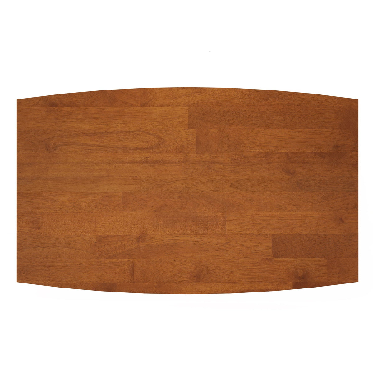 Rectangular Dining Table with Durable Solid Rubberwood Construction - Brown