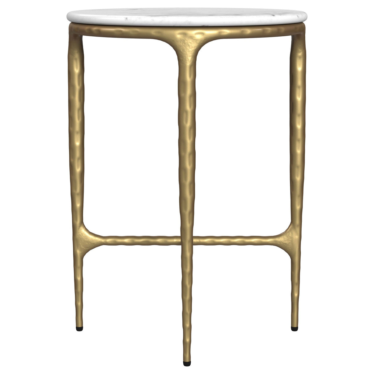 Prussia - Round Side Table - White Marble