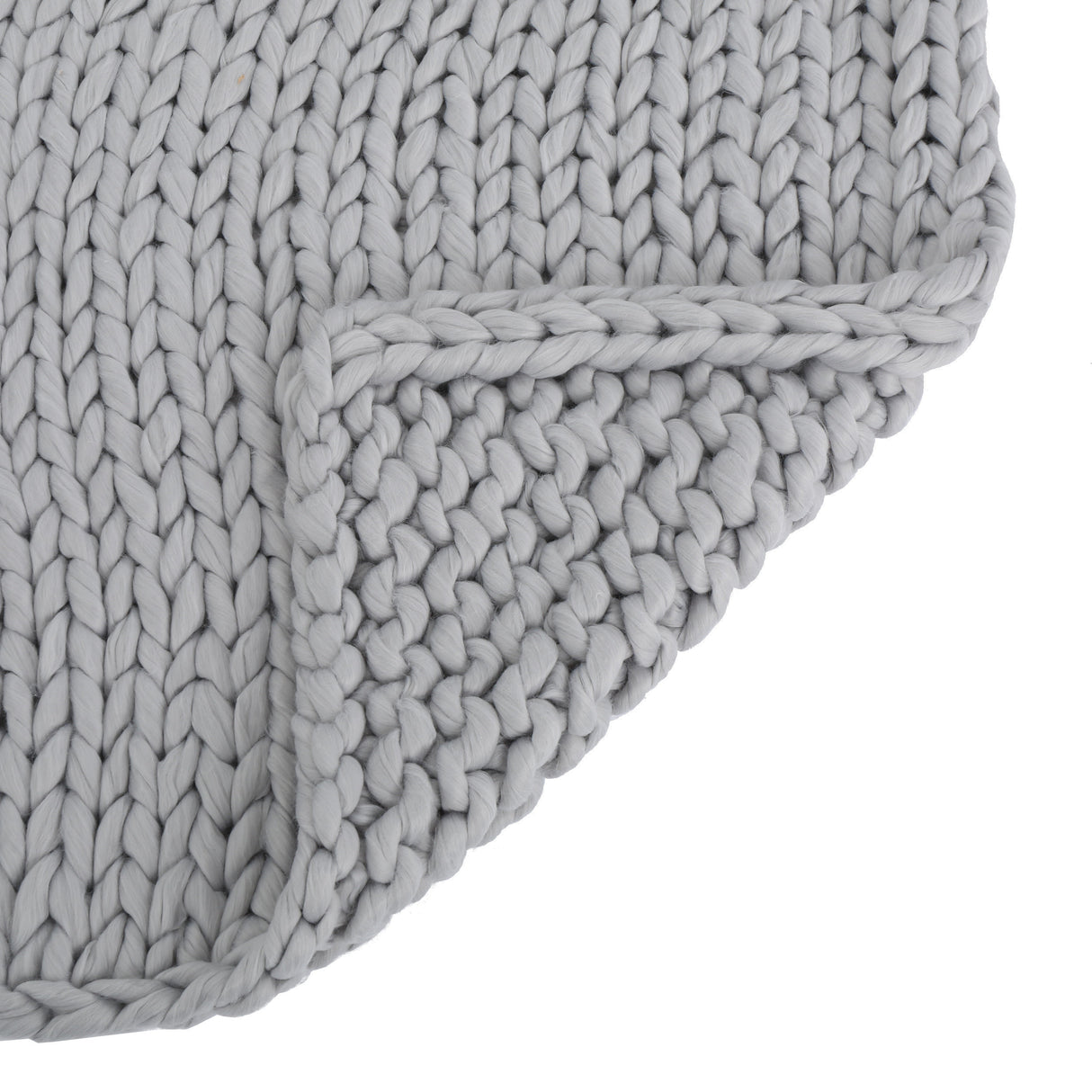 Cozy throw blanket - light grey