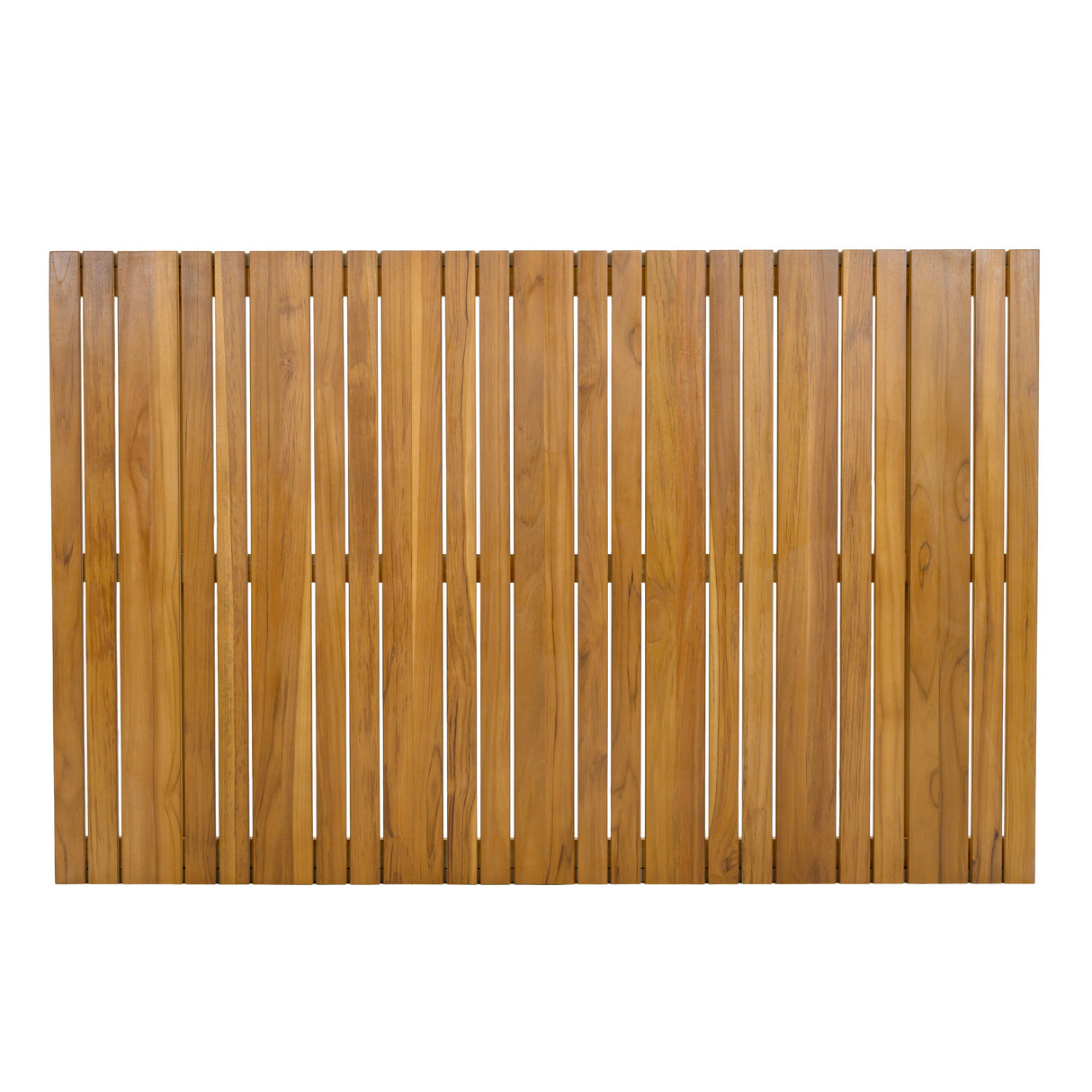 Teak Wood Top Outdoor Table with Steel Frame