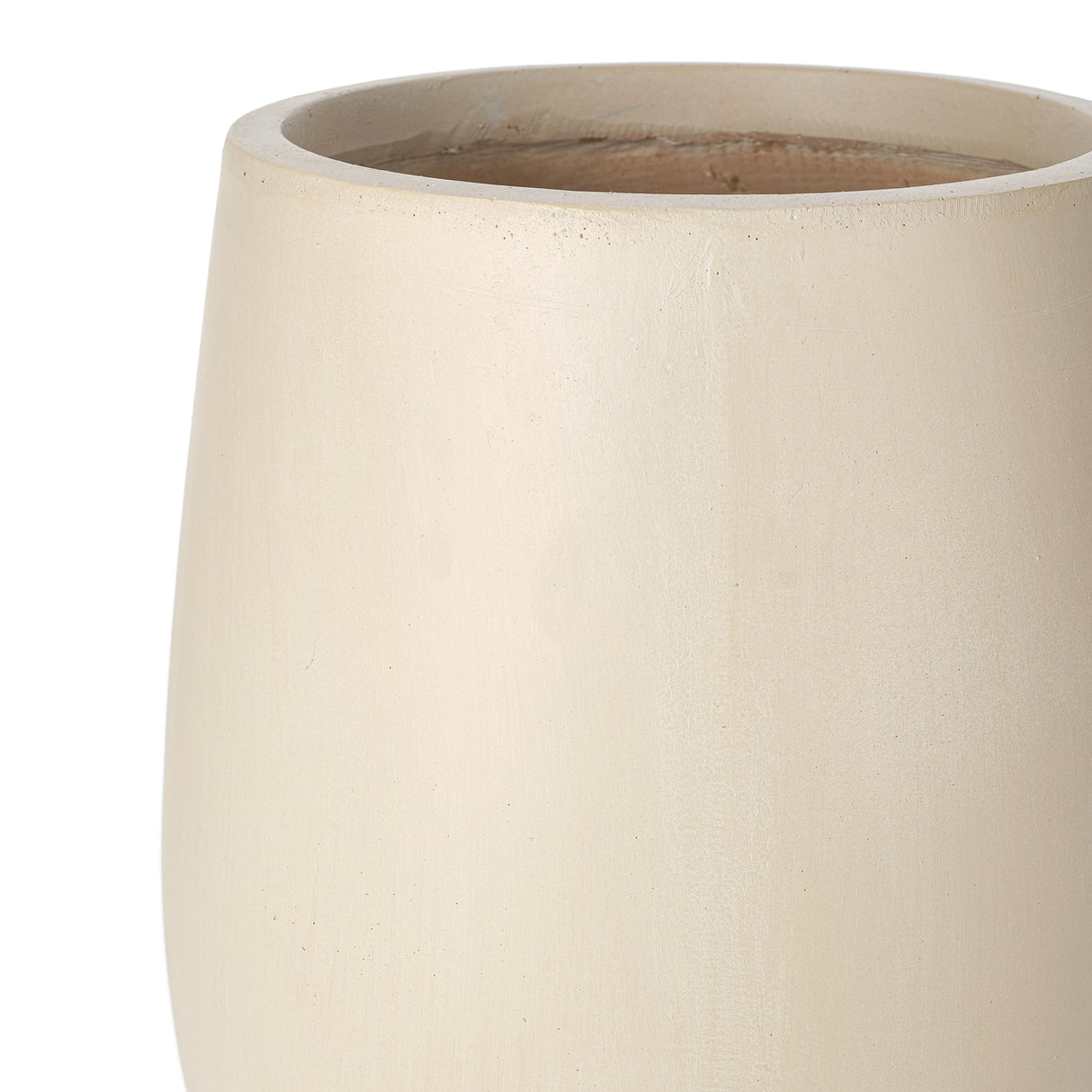 U_STYLE Lightweight Round MGO Outdoor Planter Set - 3 Sizes