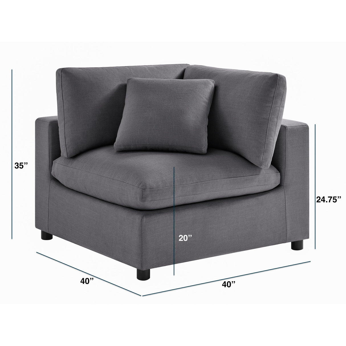 Cassandra - Corner Wedge Chair