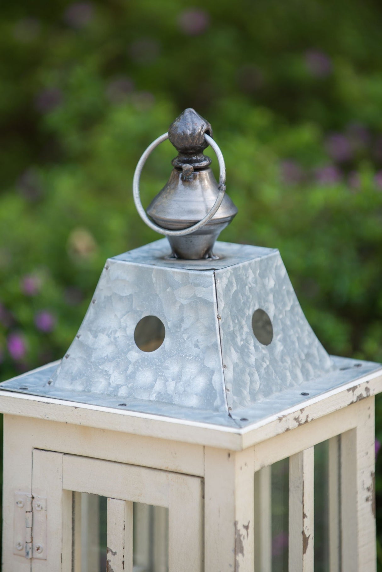 Wooden Candle Lantern Decorative Hurricane Lantern Holder