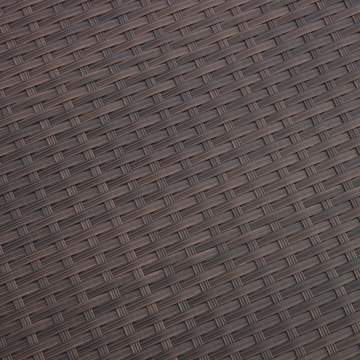 Honolulu 4PC PE Wicker Outdoor Seating Set in Brown and Tan