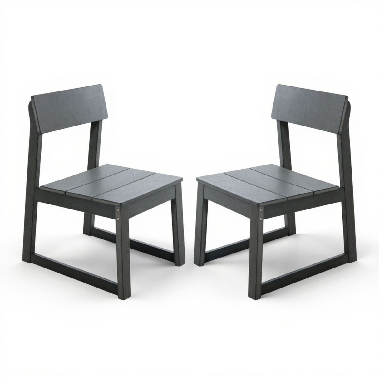 All Weather Patio Dining Chairs (Set of 2)