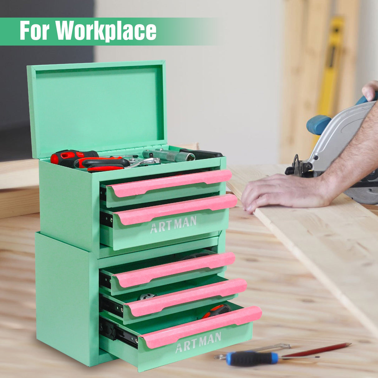 Drawer-Style Desktop Storage Box