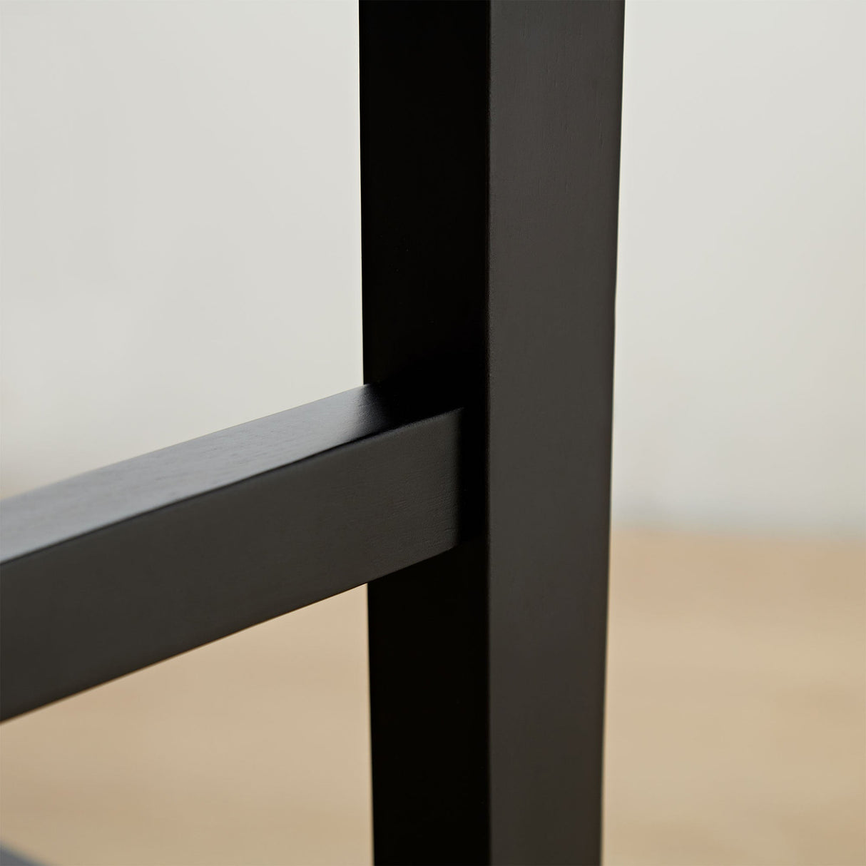 Bar Chair Counter Height Stool with Backrest Black Set of 2