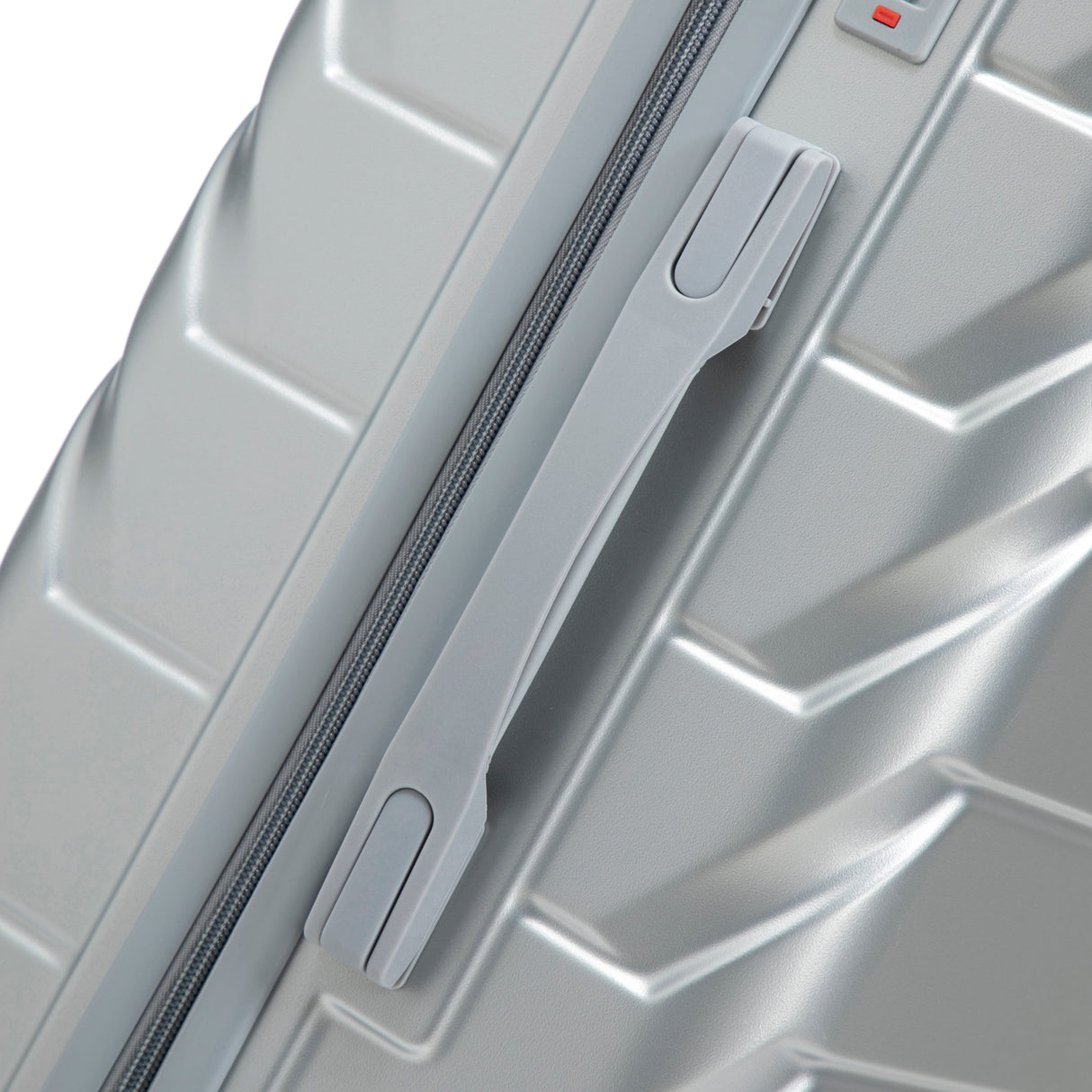 3-Piece ABS Spinner Wheel Luggage Set with Combination Lock - Silver