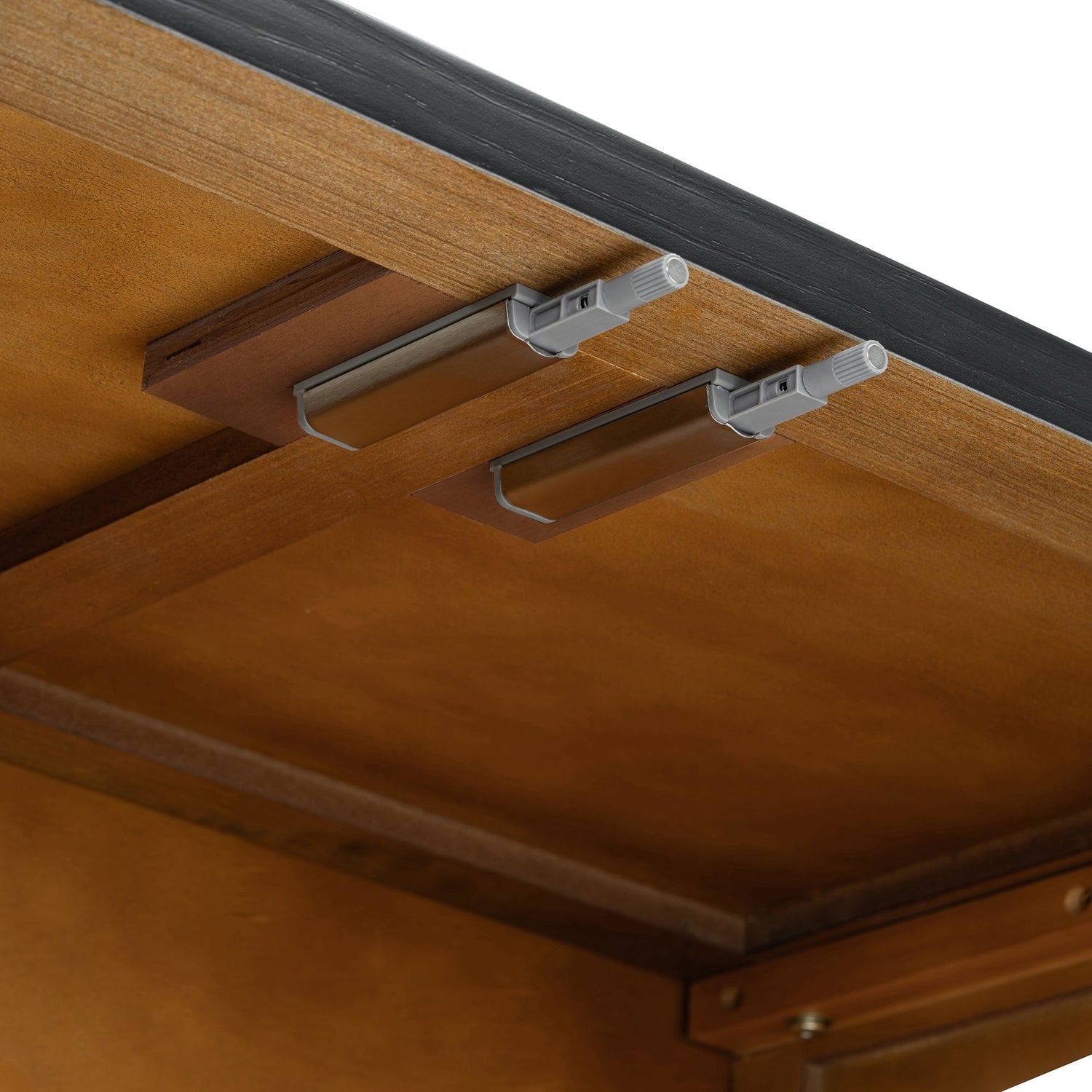 Arched Storage Cabinet with Glass Doors