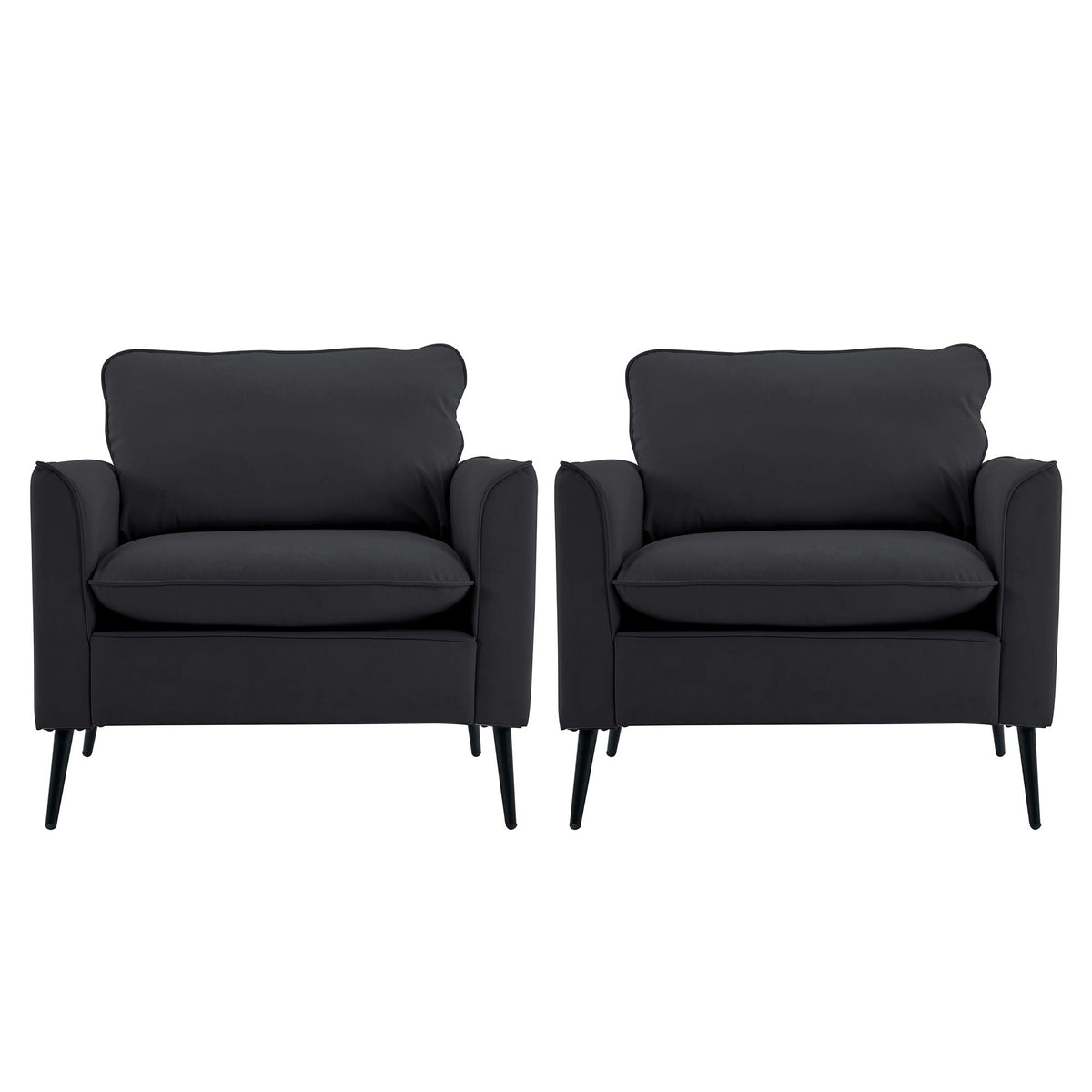 Nordic Retro Light Luxury Upholstered Sofa Chair