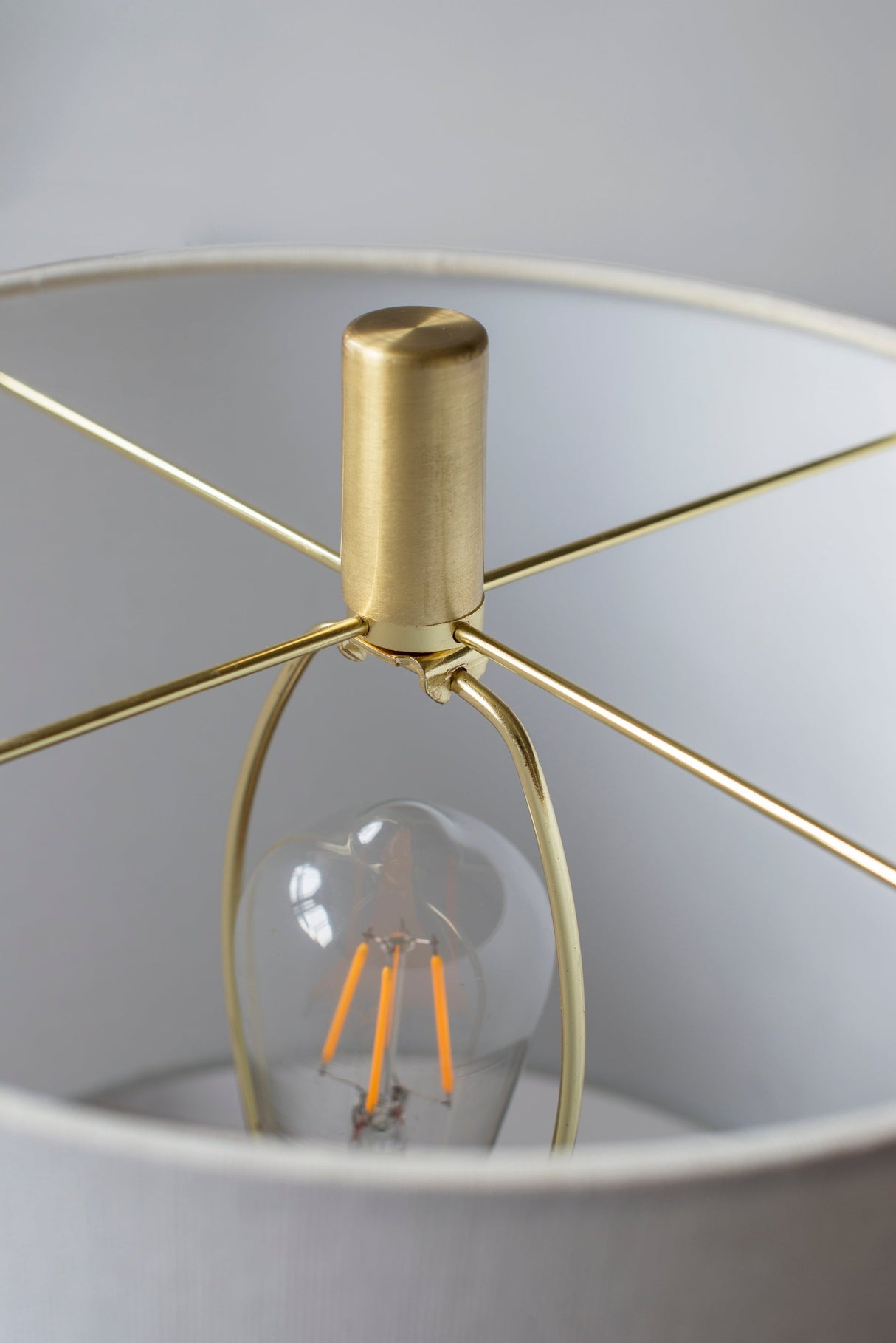 13x13x26 Marble Table Lamp