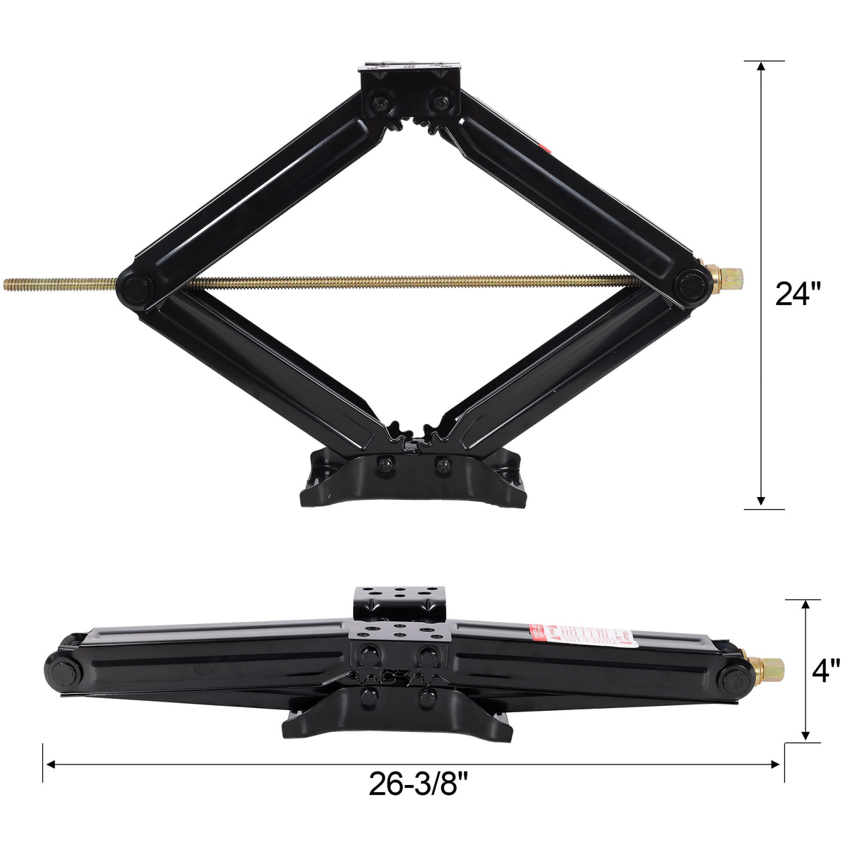 5000 lbs RV Scissor Jacks - Set of 2