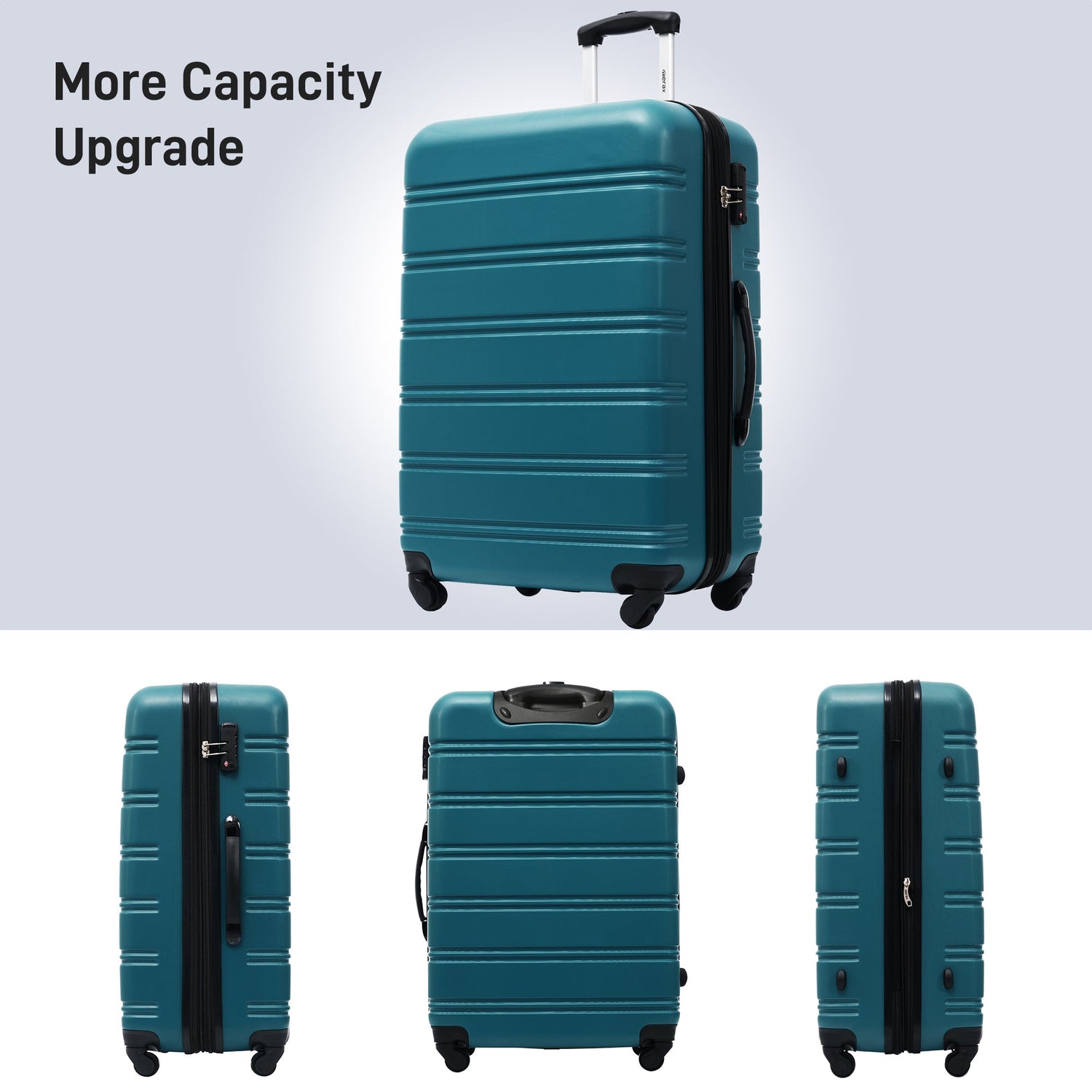 Hardshell Luggage Sets 3 Pcs Spinner Suitcase with TSA Lock