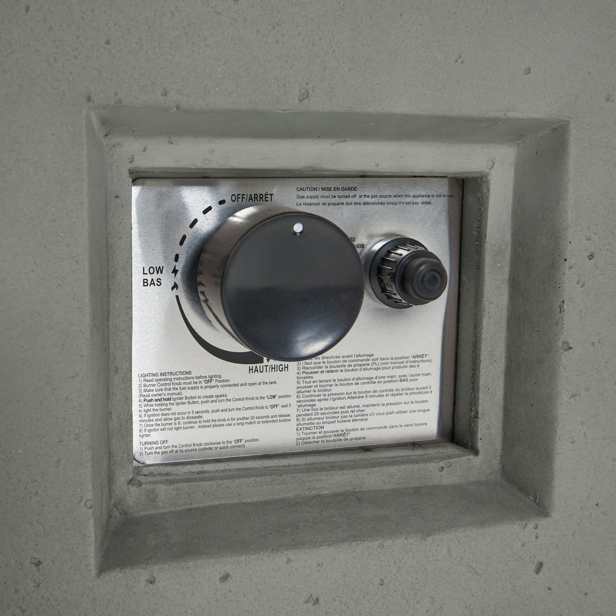 Contemporary 50,000 BTU Square MgO Fire Table with Clean Lines in Light Grey