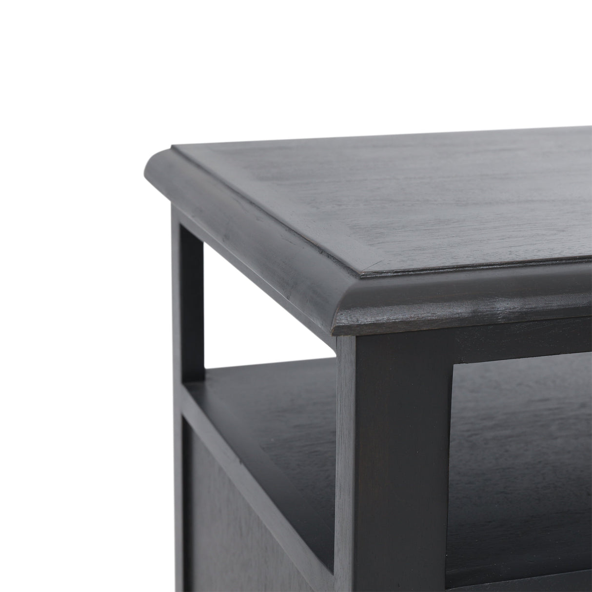 Black Classic Nightstand