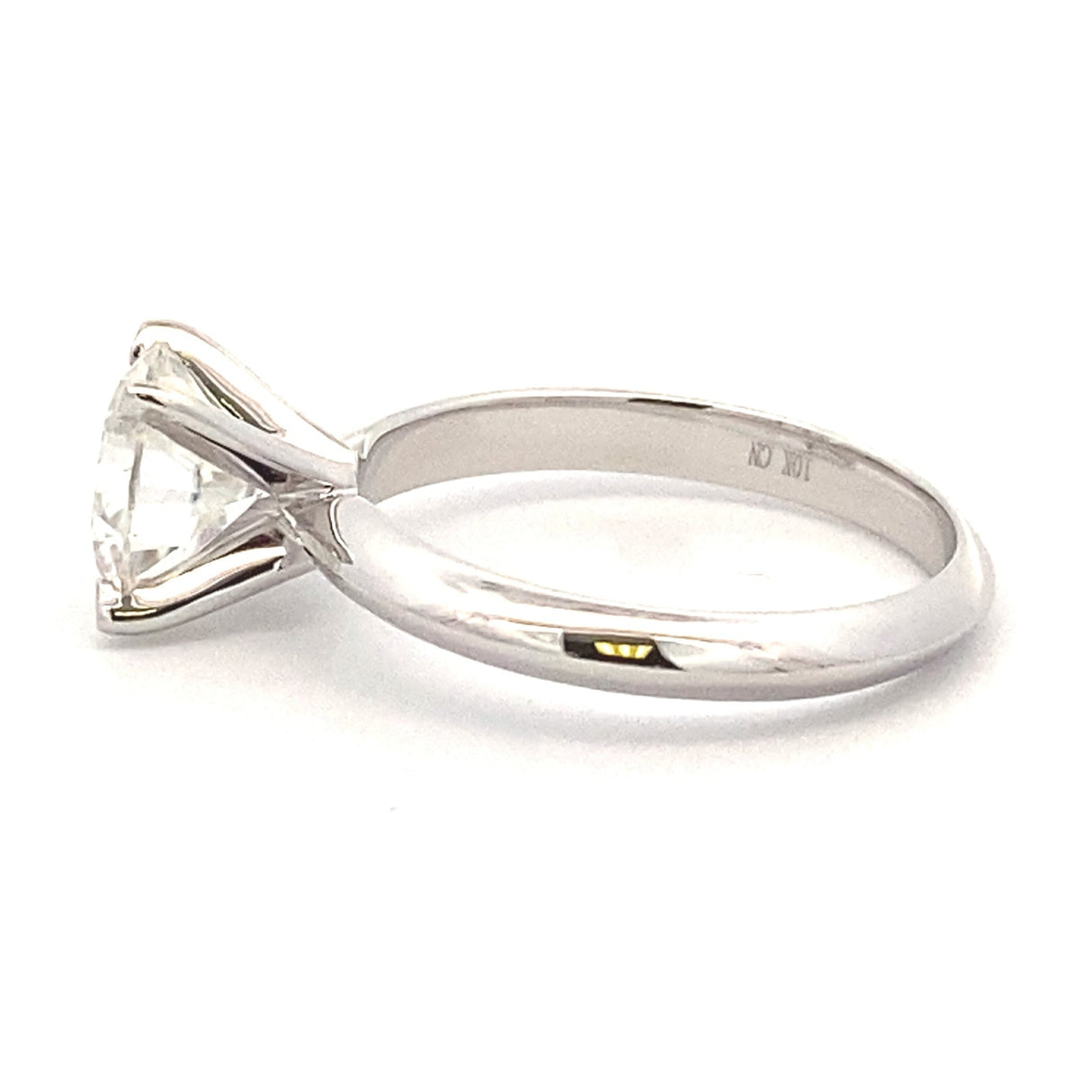 Natural 1.75ct Moissanite Sterling Silver