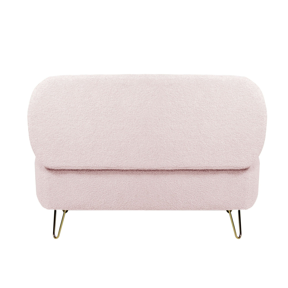Storage Ottoman Bench For End Of Bed Legs, Modern Camel Faux Fur Entryway Bench Upholstered Padded With Storage For Living Room Bedroom