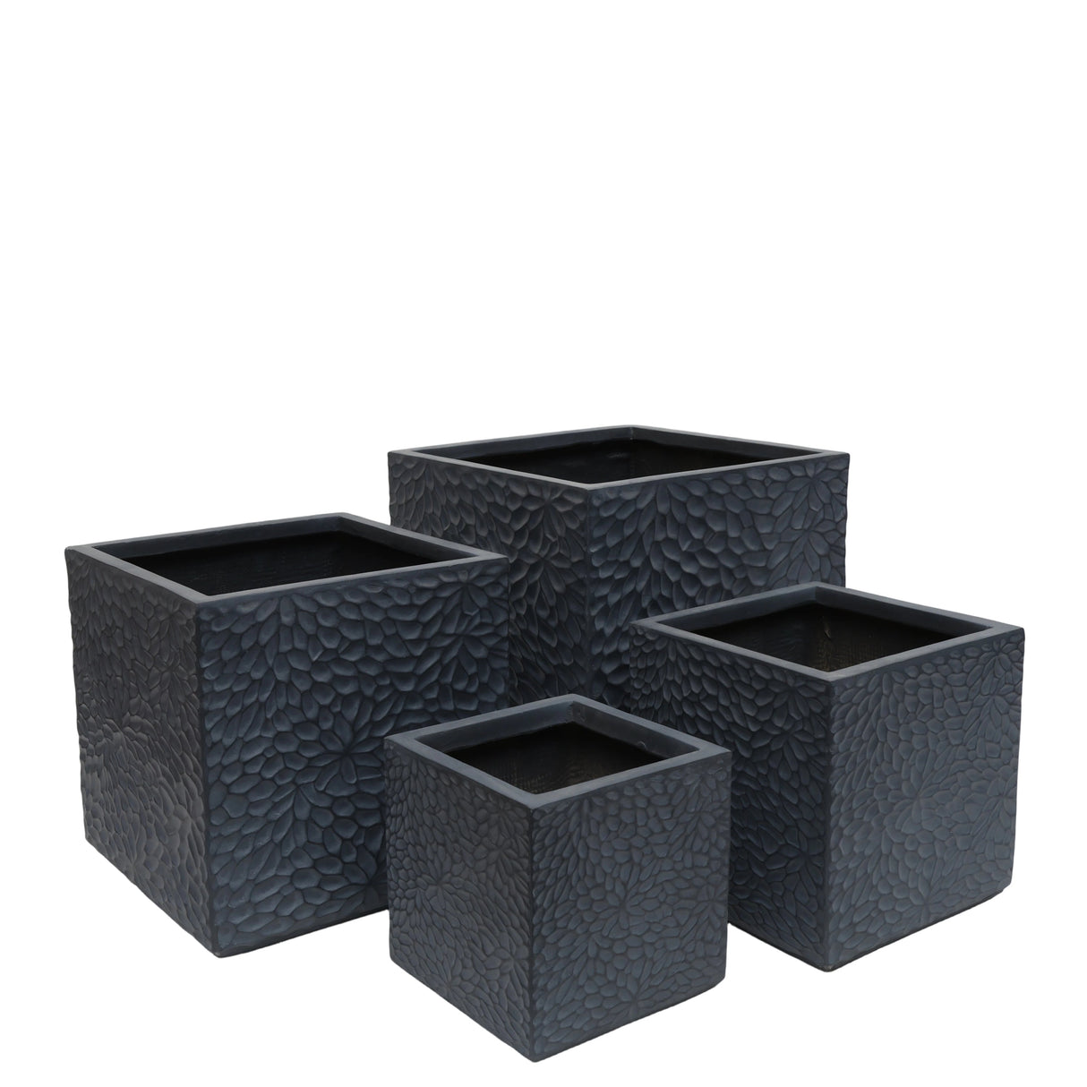Large Outdoor Indoor Magnesium Oxide Planter Set of 4