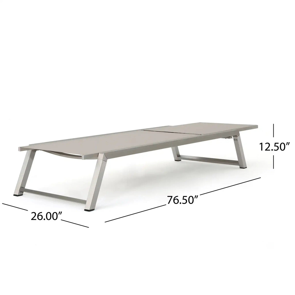Myers Modern Chaise Lounge Set With Adjustable Back