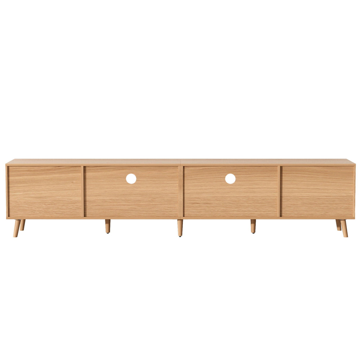 TV Stand, Media Console With Cable Management