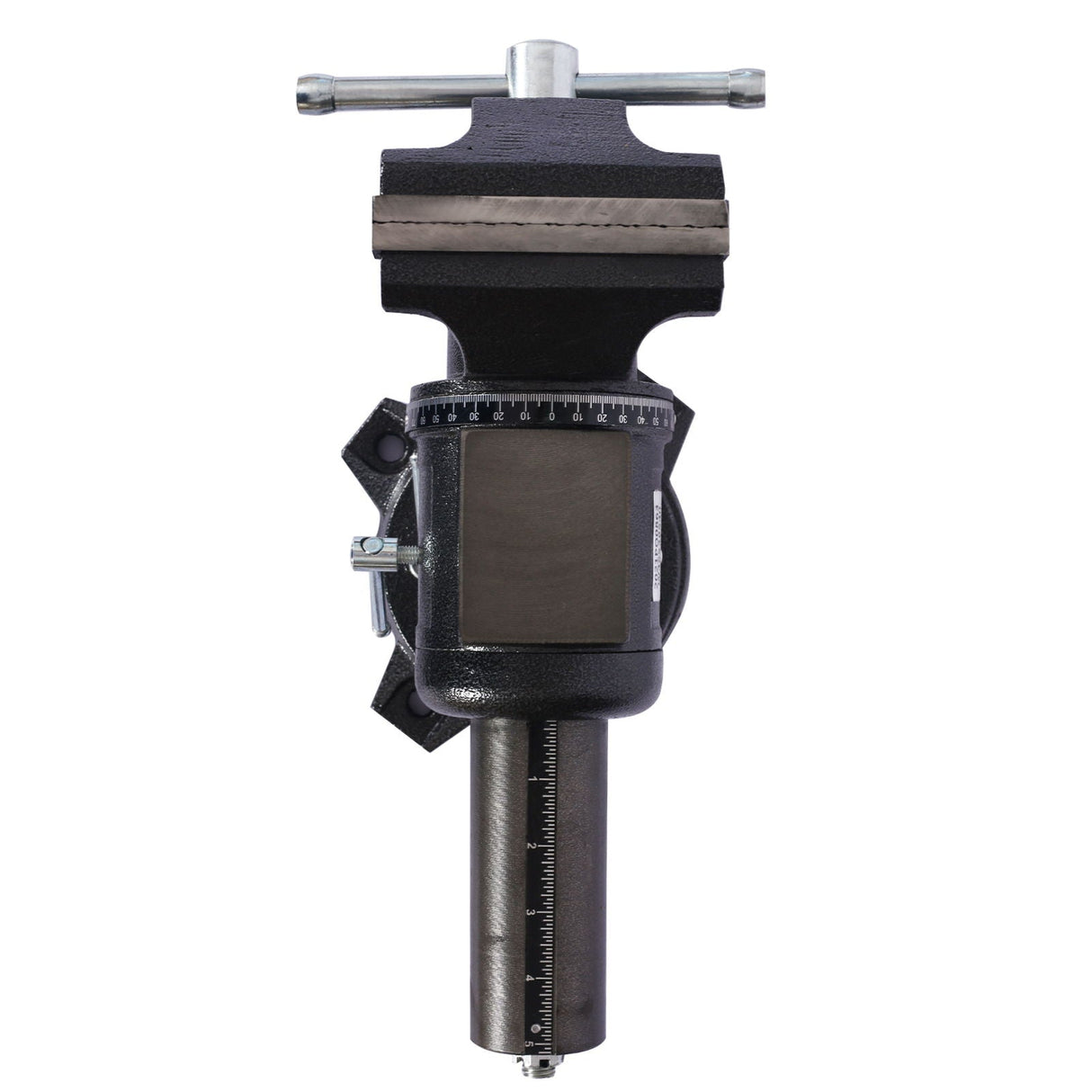 Heavy Duty 5" Multi Jaw Rotating Bench Vise With 360 Degree Swivel Base And Head