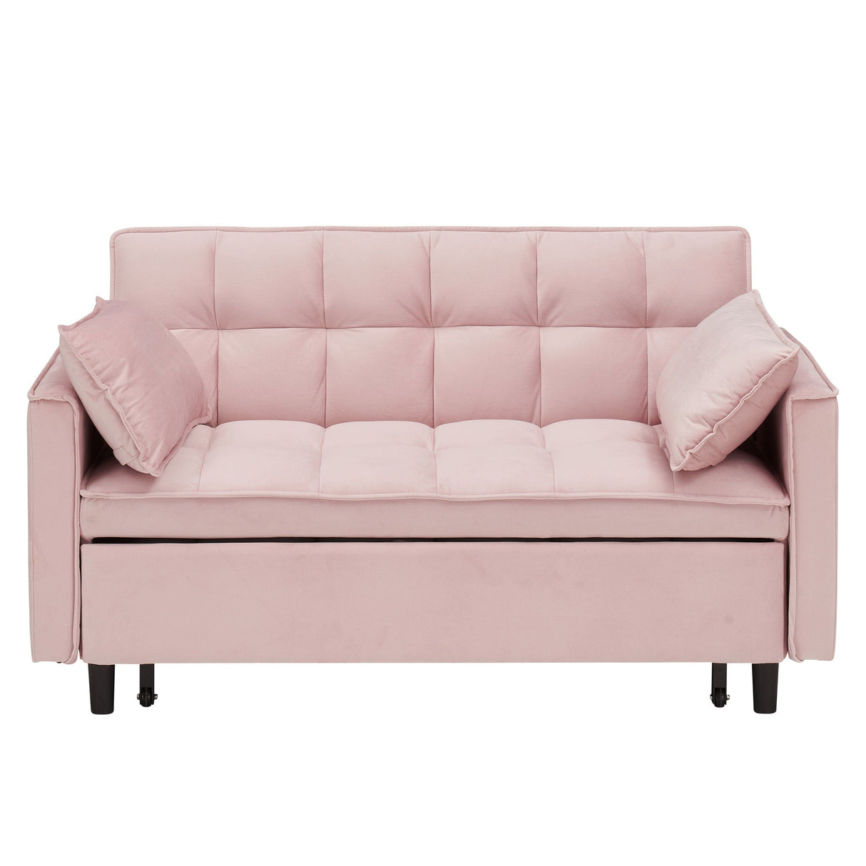 Sofa Bed With Pockets, 3 In 1 Convertible For Living Room