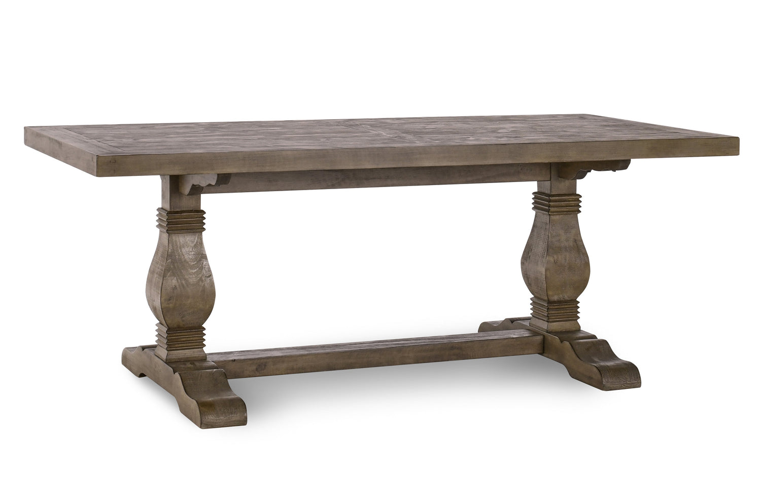 Auraeons Rectangular Dining Table with Trestle Base