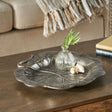 Vintage-Metal-Leaf-Decorative-Tray-Platter