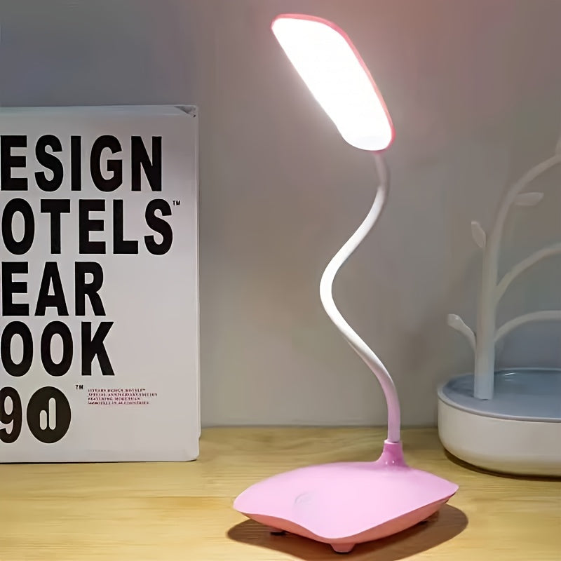 LED Desk Lamp for Students – USB Rechargeable Eye Protection Touch Dimmable Light