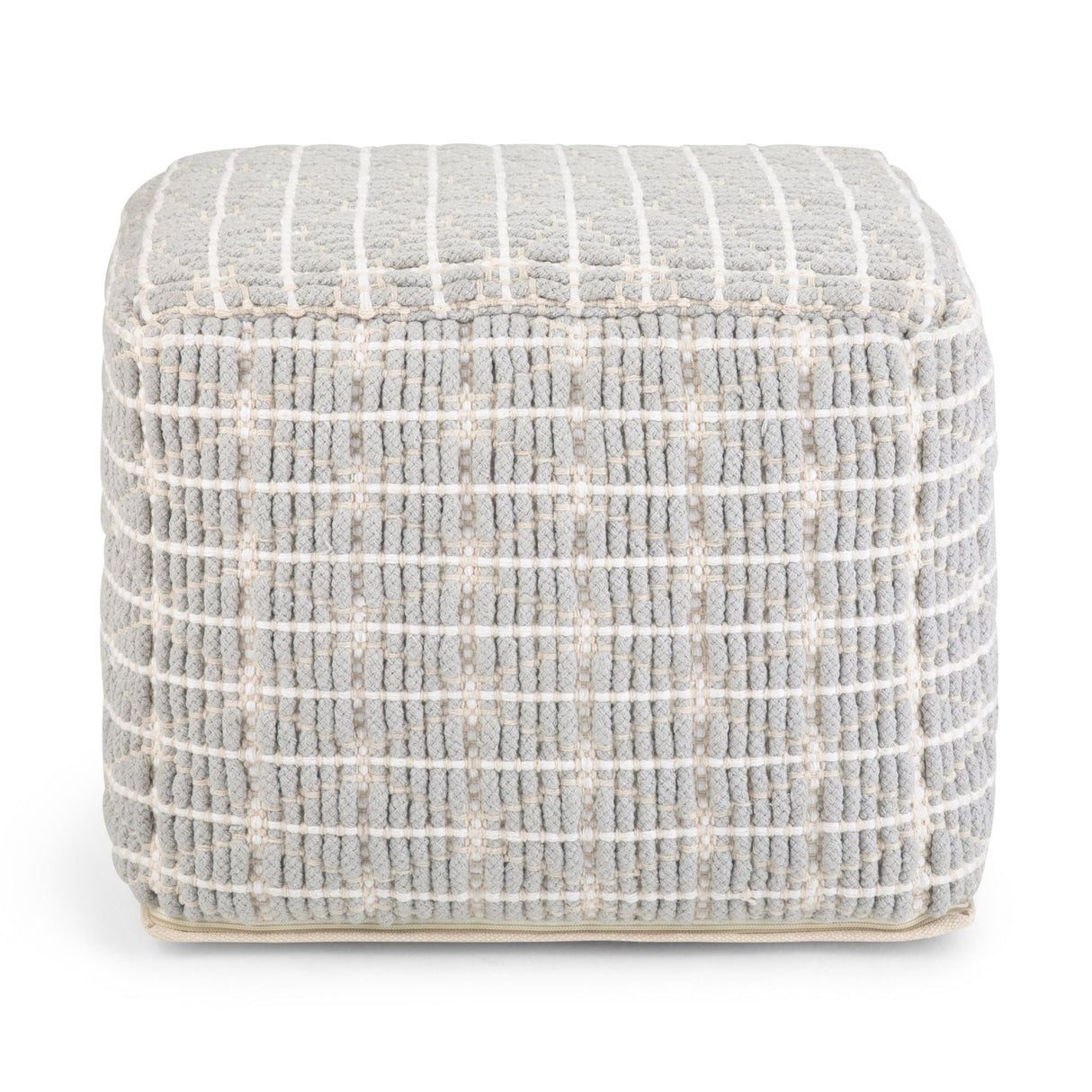 Noreen - Upholstered Square Pouf