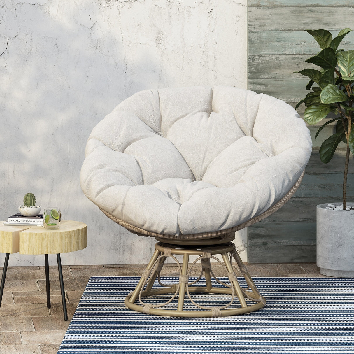 Mia Outdoor Papasan Chair