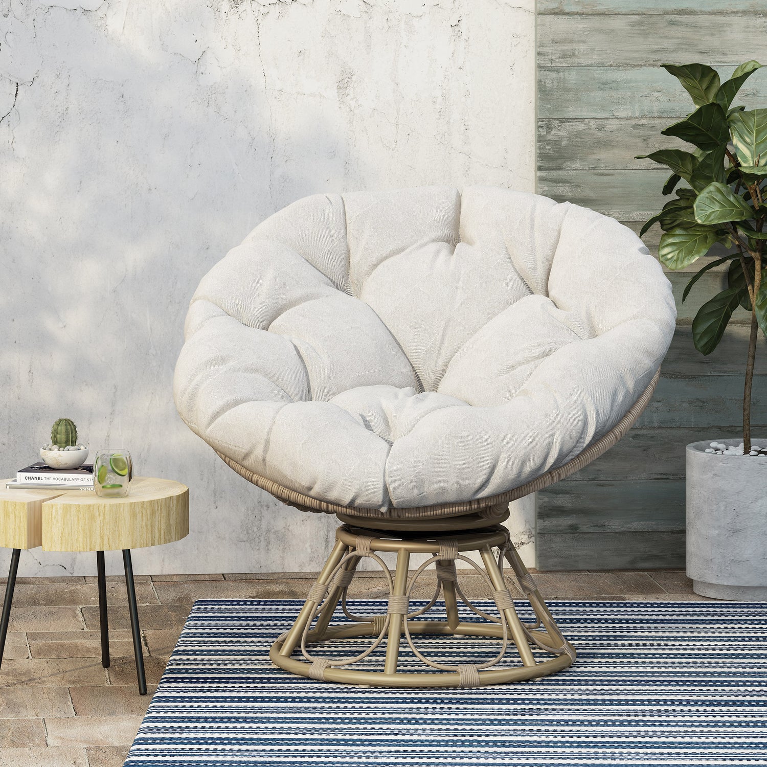 Mia Outdoor Papasan Chair