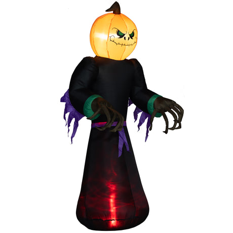7-Foot Illuminated Halloween Reaper Inflatable