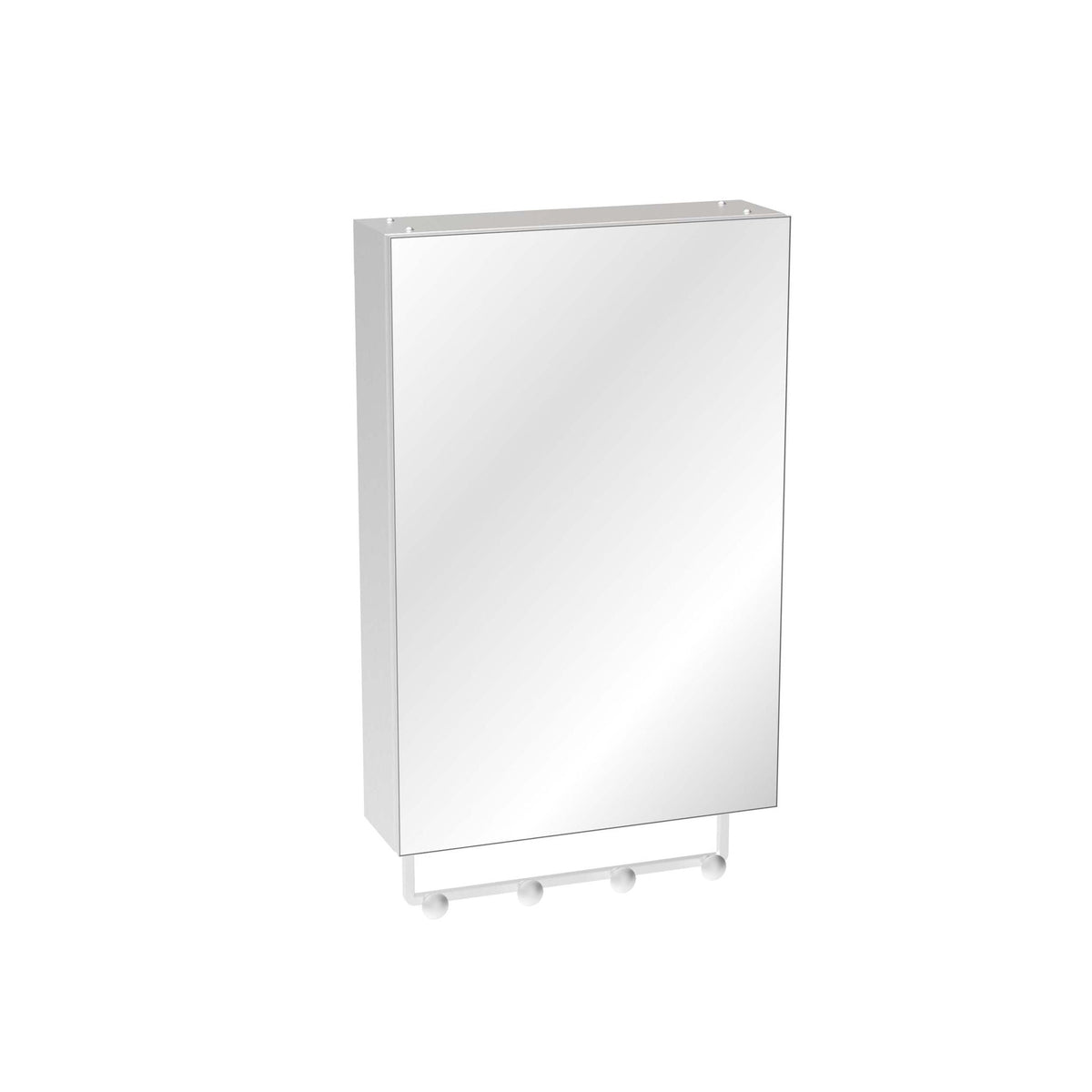 Medicine Cabinet, Wall Mounted Bathroom Mirror With Storage, Adjustable Shelves - Silver