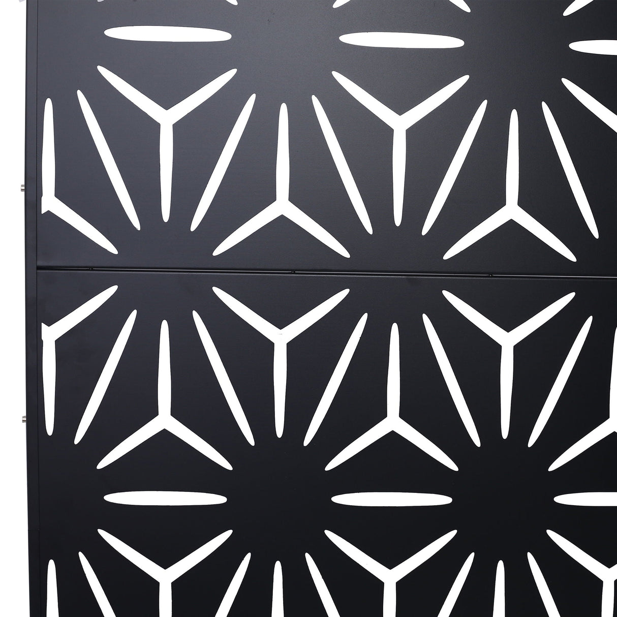 Outdoor & Indoor Metal Privacy Screen, Freestanding Decorative Panels