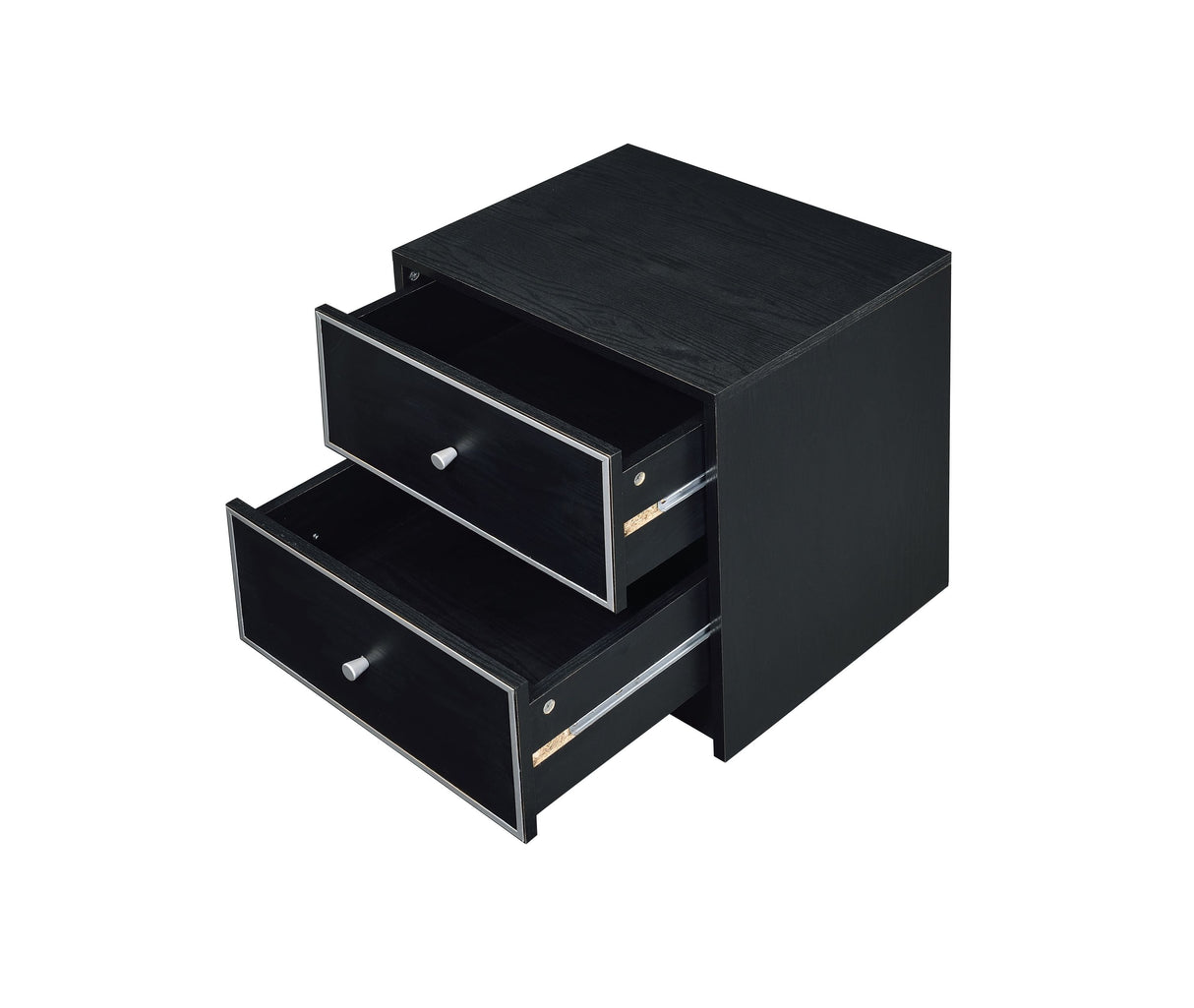 Modern Black Nightstand Table