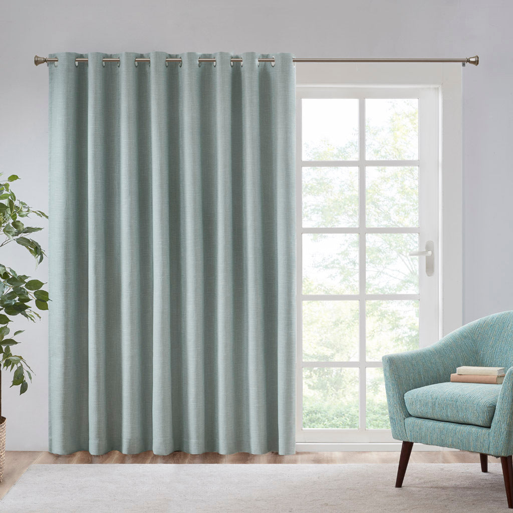 Printed-Heathered-Blackout-Window-Patio-Panel-Curtains-&-Drapes